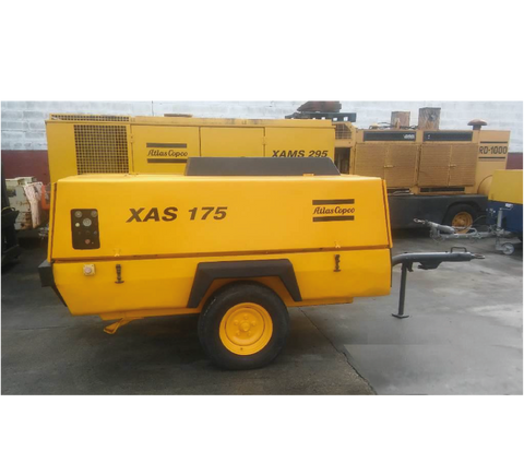 COMPRESOR DE TORNILLO ATLAS COPCO XAS 175DD  84KW/95 HP  ***EQUIPO CERTIFICADO FSO*** GARANTIA 1 AÑO