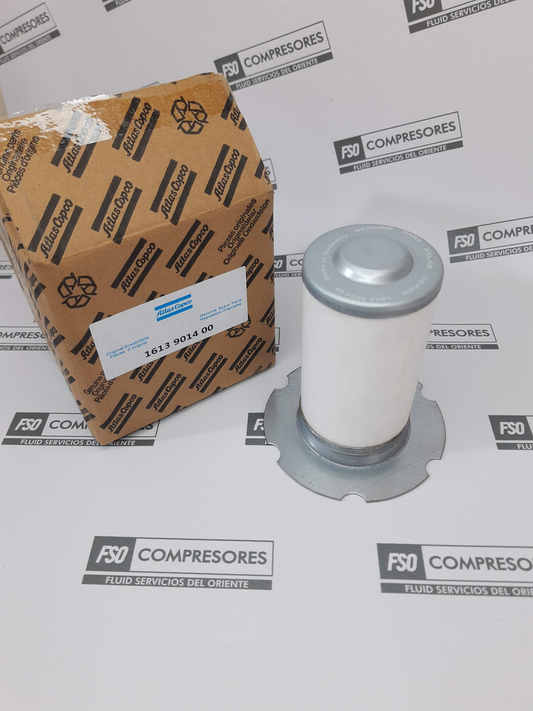 Kit Di Manutenzione GA-15 Atlas Copco – 8000 Ore Con Lubrificante ISO 46 (Masia Compressors)