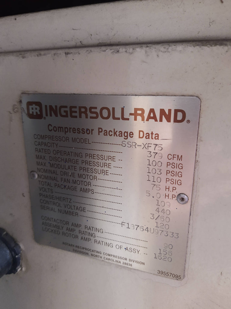 INGERSOLL RAND SSRXF75
