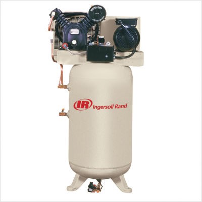 Ingersoll Rand 10-HP 120-Gallon Vertical Two-Stage Air Compressor (460V 3-Phase) Model: 2545K10V-460 